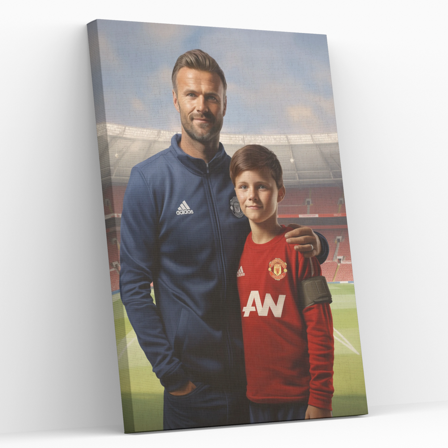 Father & Son Football Players