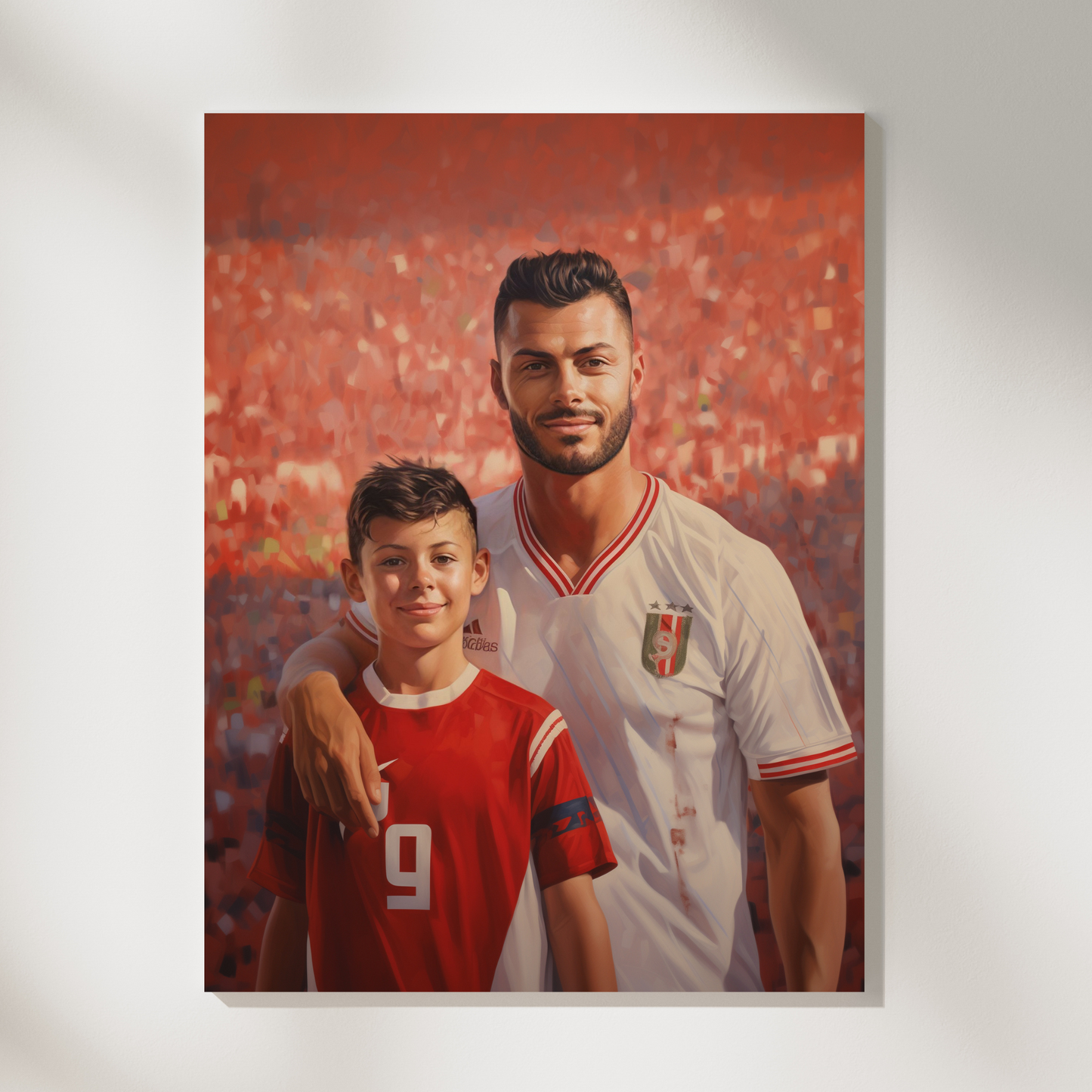 Father & Son Football Fans