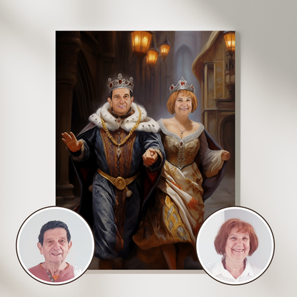 The happy King & Queen