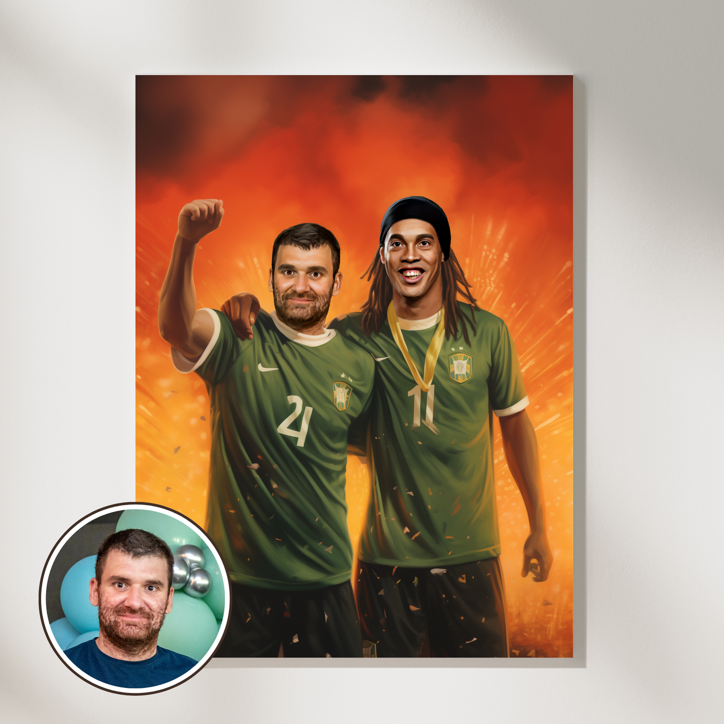 Portrait With You and a Famous Footballer